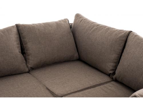  "Лунго" трансформирующаяся лаунж-зона из искусственного ротанга (гиацинт), цвет коричневый, фото 11 