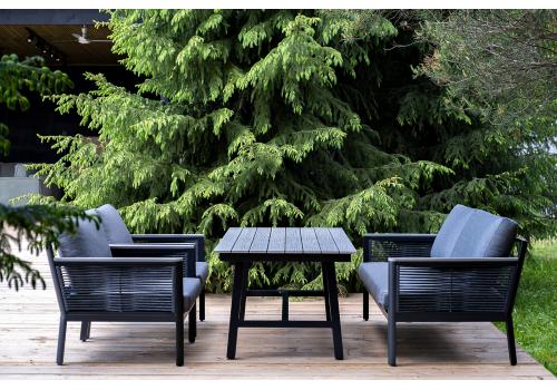  "Сан Ремо" комплект садовый для лаунж-зоны серый, фото 3 