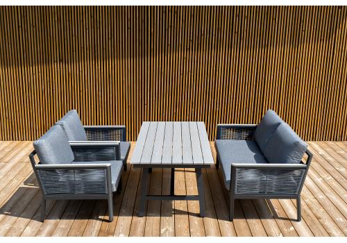  "Сан Ремо" комплект садовый для лаунж-зоны серый, фото 6 