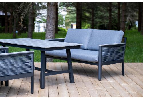  "Сан Ремо" комплект садовый для лаунж-зоны серый, фото 8 