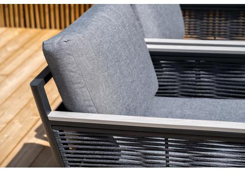  "Сан Ремо" комплект садовый для лаунж-зоны серый, фото 9 