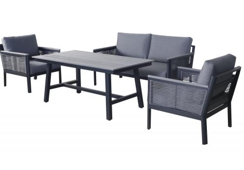  "Сан Ремо" комплект садовый для лаунж-зоны серый, фото 15 