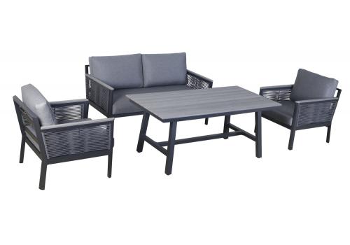  "Сан Ремо" комплект садовый для лаунж-зоны серый, фото 16 