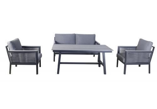  "Сан Ремо" комплект садовый для лаунж-зоны серый, фото 18 
