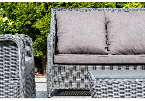  "Гляссе" лаунж-зона из искусственного ротанга, цвет графит, фото 6 