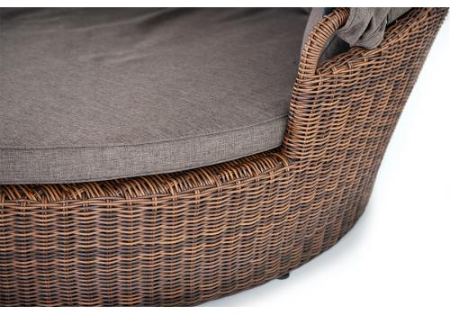  "Стильяно" плетеная кровать круглая, цвет коричневый, фото 4 