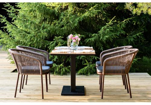  "Каффе Дабл" обеденная группа на 4 персоны, цвет "дуб", фото 6 