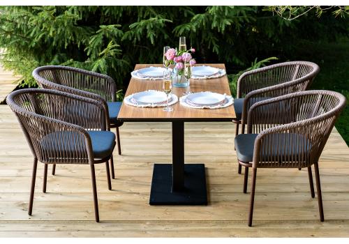  "Каффе Дабл" обеденная группа на 4 персоны, цвет "дуб", фото 7 