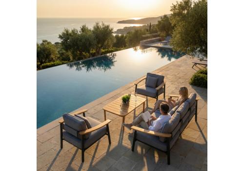  Лаунж зона ДЕСКАНТО с трехместным диваном, фото 3 