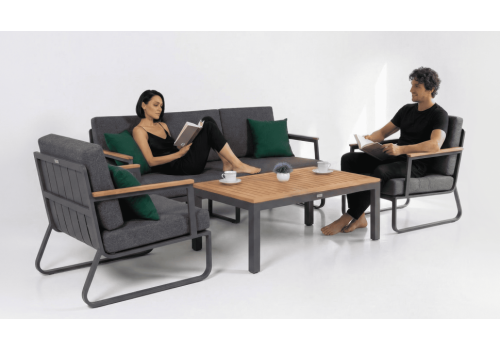  Лаунж зона ЭСТИВО T с трехместным диваном - маренго, фото 3 