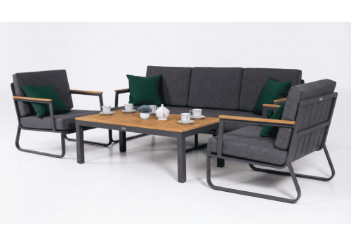  Лаунж зона ЭСТИВО T с трехместным диваном - маренго, фото 5 