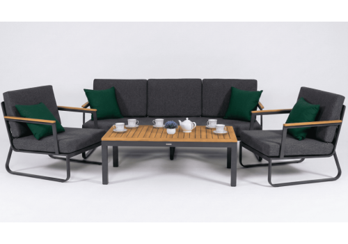  Лаунж зона ЭСТИВО T с трехместным диваном - маренго, фото 6 