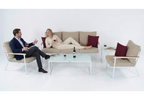  Лаунж зона ФЕСТА бежевая с трехместным диваном, фото 3 