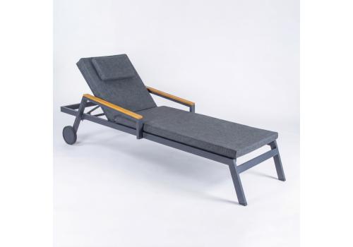  Шезлонг СПОНДА С карбон, с матрасом и подушкой, фото 1 