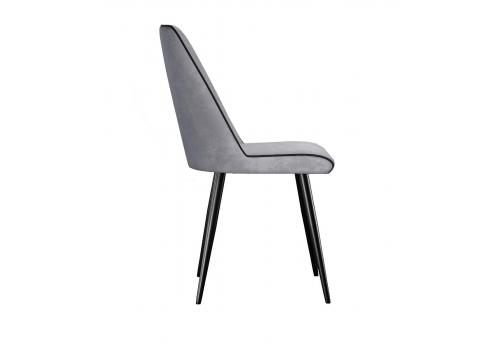  Стул DikLine 324 поворотный B22 GREY, ножки черные, фото 3 