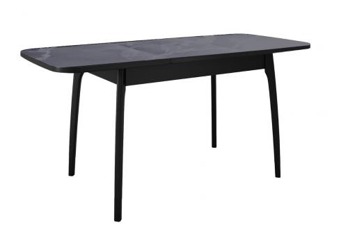  Стол DikLine MK15 Керамика Серый мрамор/подстолье черное/опоры черные, фото 5 