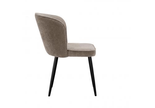  Стул DikLine 347 P03/L03 бежевый, ножки черные, фото 4 