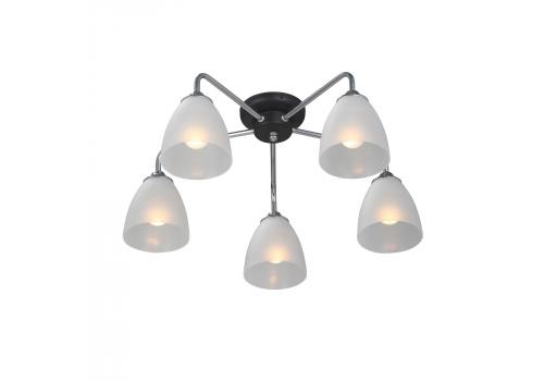  Люстра V4500-9/5PL, 5xE14 макс. 40Вт, плафон ПП, фото 1 