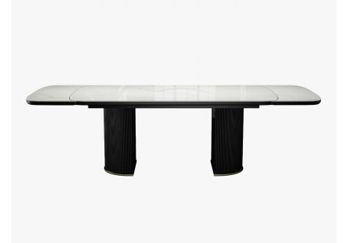  Стол DikLine EKP205 керамика К20 глянец, опоры МДФ черные/золото  (2 уп.), фото 5 