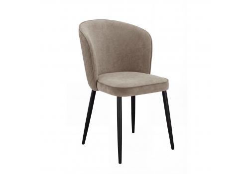  Стул DikLine 347 P03/L03 бежевый, ножки черные, фото 1 