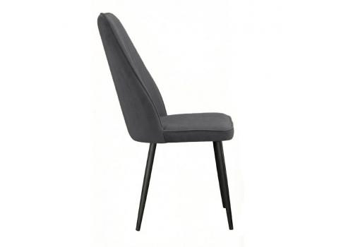  Стул DikLine 327 поворотный B28 ANTRACITE, ножки черные, фото 3 