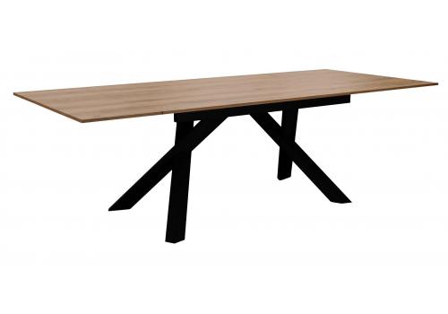  Стол DikLine DX140 Дуб галифакс/опоры черные (2 уп.), фото 2 