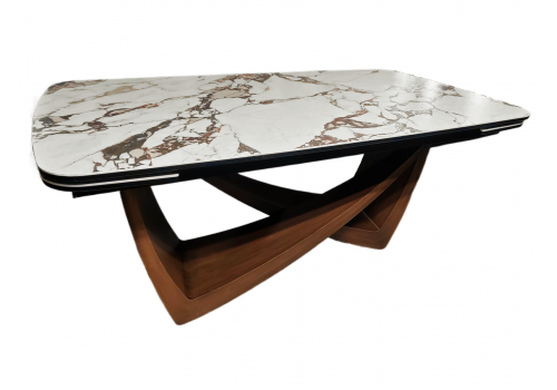  Стол DikLine EKO205 керамика К34, опоры орех (2 уп.), фото 1 