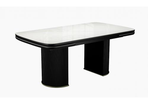  Стол DikLine EKP205 керамика К20 глянец, опоры МДФ черные/золото  (2 уп.), фото 1 