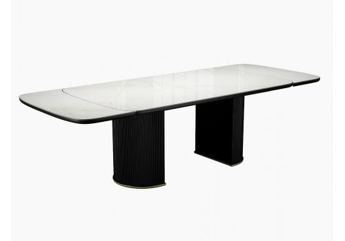  Стол DikLine EKP205 керамика К20 глянец, опоры МДФ черные/золото  (2 уп.), фото 3 