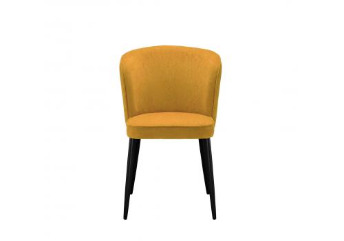  Стул DikLine 347 P08/L07 горчица, ножки черные, фото 4 