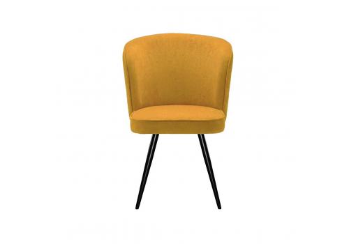  Стул DikLine 348 поворотный P08/L07 горчица, ножки черные, фото 2 