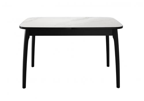  Стол DikLine MK15 Керамика Белый мрамор/подстолье черное/опоры черные, фото 2 