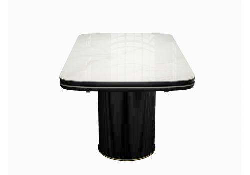  Стол DikLine EKP205 керамика К20 глянец, опоры МДФ черные/золото  (2 уп.), фото 8 