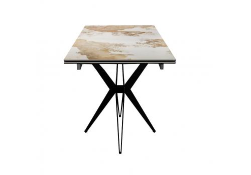  Стол DikLine DKS140 керамика PANDORA глянец, подстолье черное, опоры черные (2уп.), фото 8 