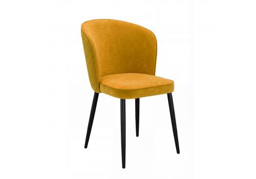  Стул DikLine 347 P08/L07 горчица, ножки черные, фото 1 