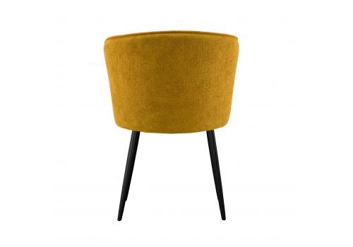  Стул DikLine 347 P08/L07 горчица, ножки черные, фото 2 