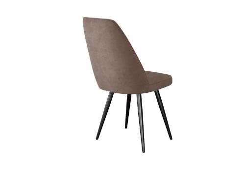  Стул DikLine 327 поворотный B5 LATTE, ножки черные, фото 4 