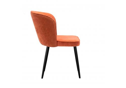  Стул DikLine 347 P09/L05 терракотовый, ножки черные, фото 4 
