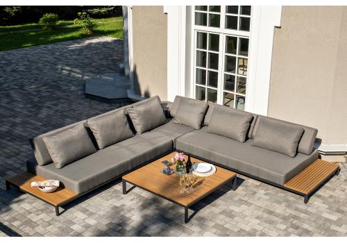  "Амальфия" трансформирующаяся лаунж-зона из алюминия, цвет графит, фото 1 