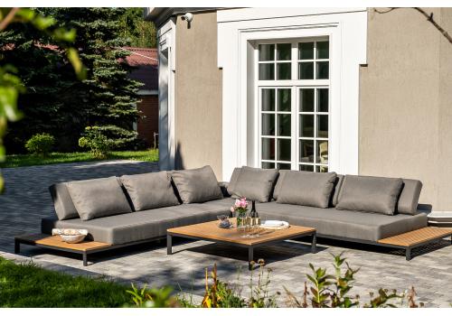  "Амальфия" трансформирующаяся лаунж-зона из алюминия, цвет графит, фото 2 