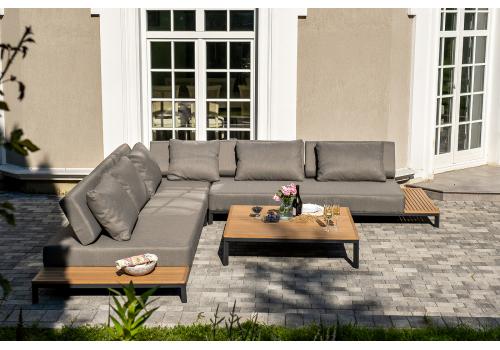  "Амальфия" трансформирующаяся лаунж-зона из алюминия, цвет графит, фото 3 