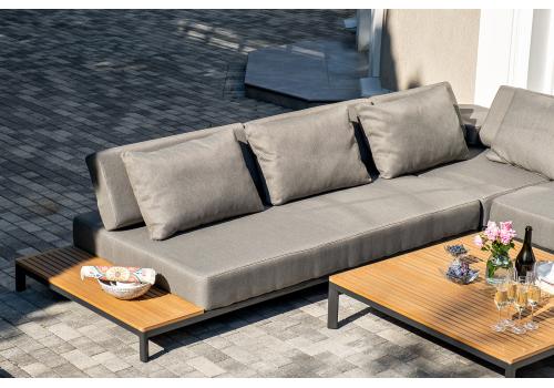  "Амальфия" трансформирующаяся лаунж-зона из алюминия, цвет графит, фото 6 