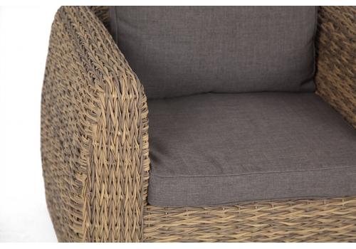  "Кальяри" кресло из искусственного ротанга (гиацинт), цвет соломенный, фото 6 