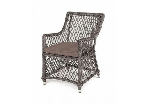  "Латте" плетеное кресло из искусственного ротанга, цвет графит, фото 1 
