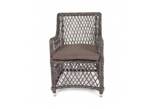  "Латте" плетеное кресло из искусственного ротанга, цвет графит, фото 2 