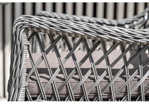  "Латте" плетеное кресло из искусственного ротанга, цвет графит, фото 9 