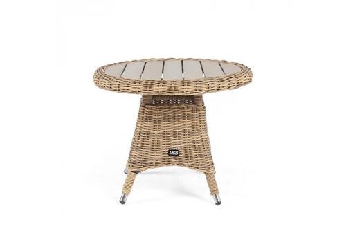  "Равенна" кофейный стол из искусственного ротанга, цвет соломенный, фото 2 