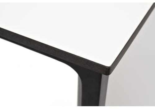  "Малага" обеденный стол из HPL 90х90см, цвет молочный, каркас черный, фото 3 