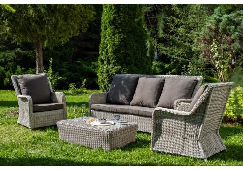  "Гляссе" лаунж-зона из искусственного ротанга, цвет бежевый, фото 2 