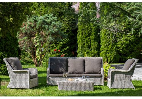  "Гляссе" лаунж-зона из искусственного ротанга, цвет бежевый, фото 5 